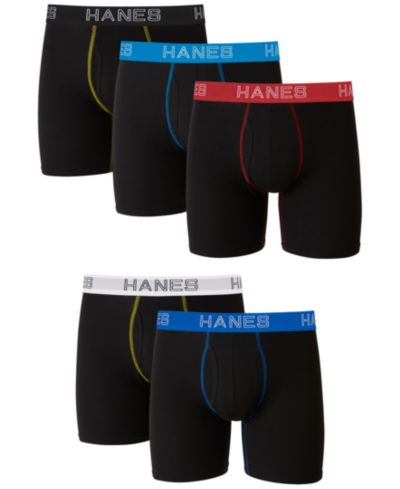 Hanes мужские стрейч-боксеры Ultimate, 5 шт.