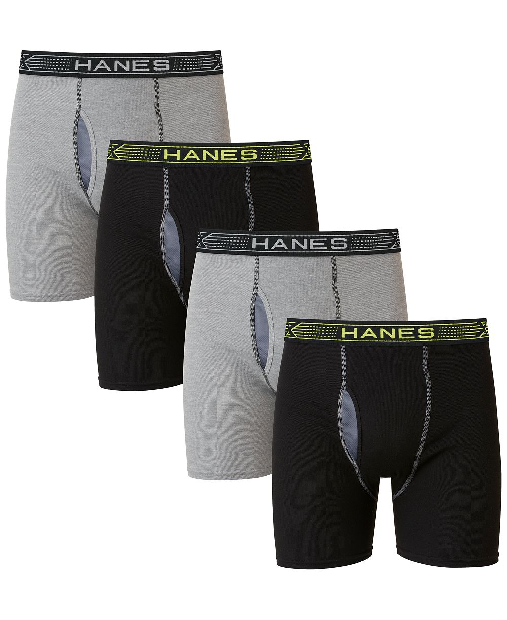 Hanes Men's Ultimate 4pk. Sport Boxer Briefs
