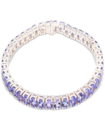 Tanzanite Tennis Bracelet (11-1/3 ct. t.w.) в Sterling Silver