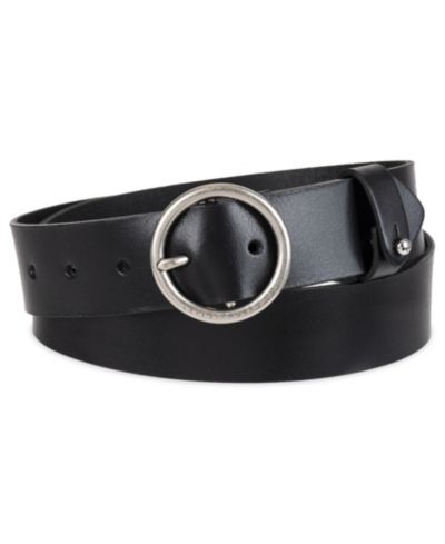 Женский кожаный ремень Levi's Circular Center Bar Buckle