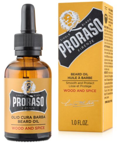 Proraso Beard Oil - Wood & Spice Scent, 1 oz.