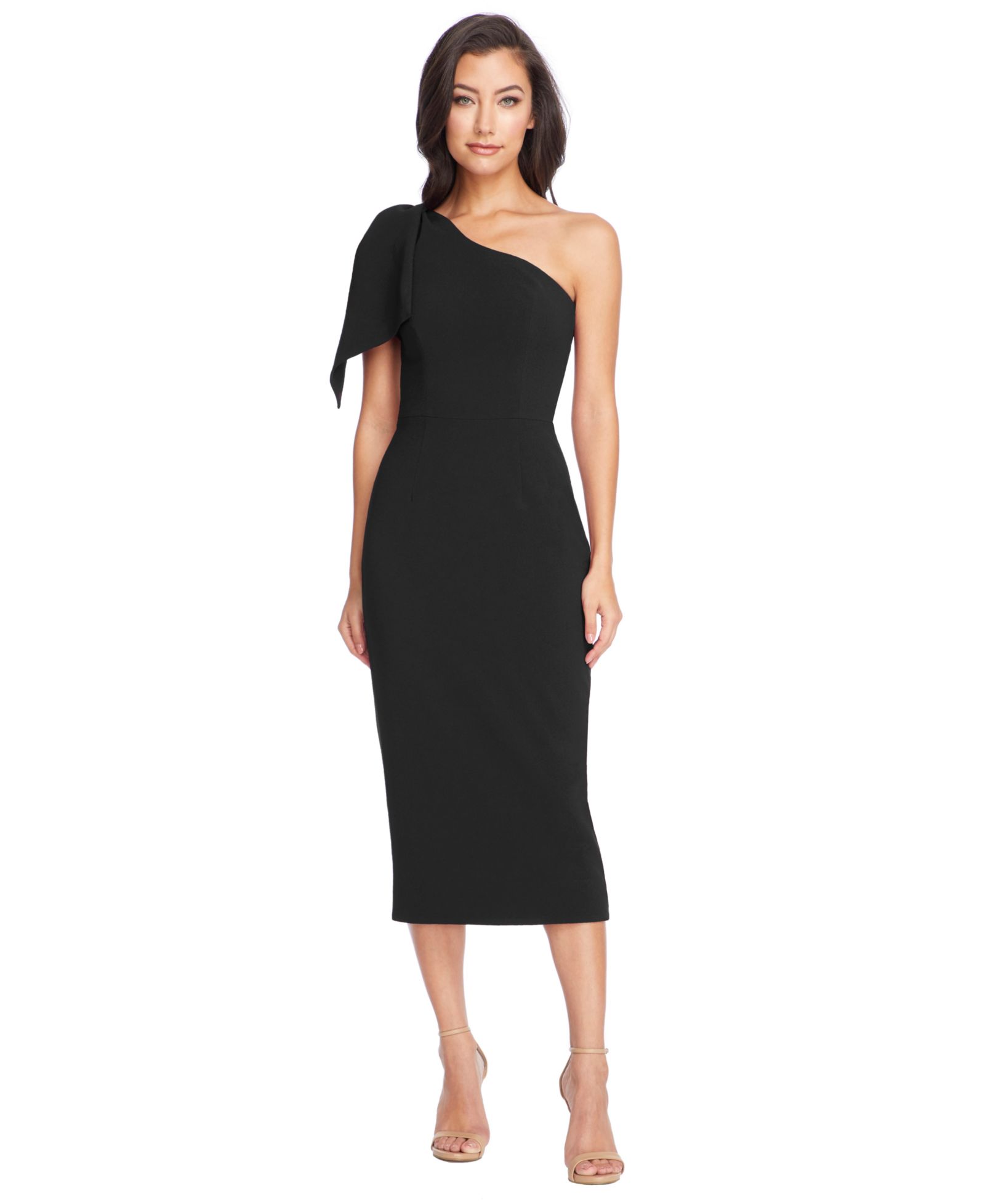 Женское платье Dress the Population Women's Tiffany Asymmetrical Midi