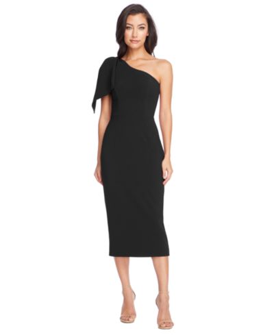 Женское платье Dress the Population Women's Tiffany Asymmetrical Midi