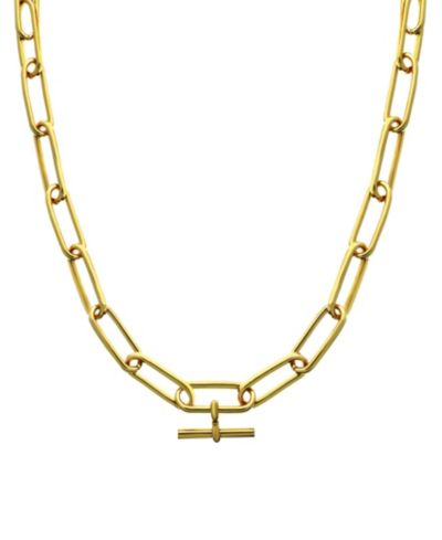 Золотая или серебряная цепочка And Now This Oval Link Necklace 18''+ 2" extender
