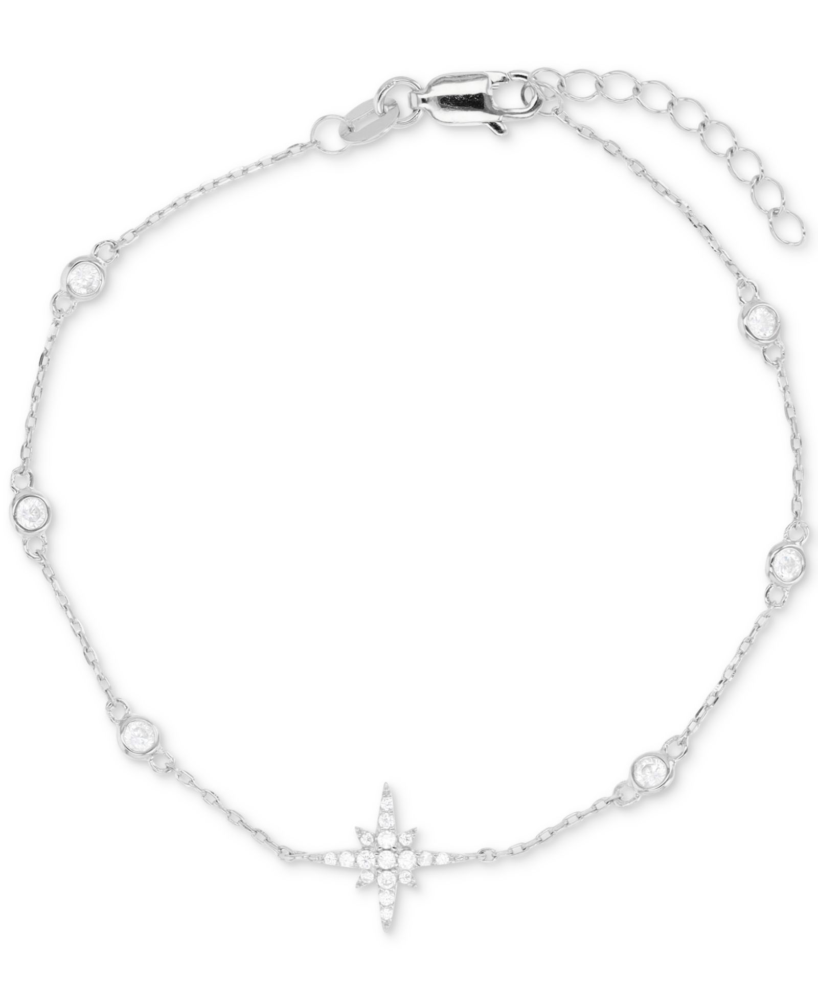 Браслет Cubic Zirconia Starburst Chain