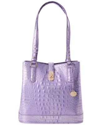 Brahmin Fiora Melbourne кожаная сумка-ведро Medium Leather Bucket Handbag