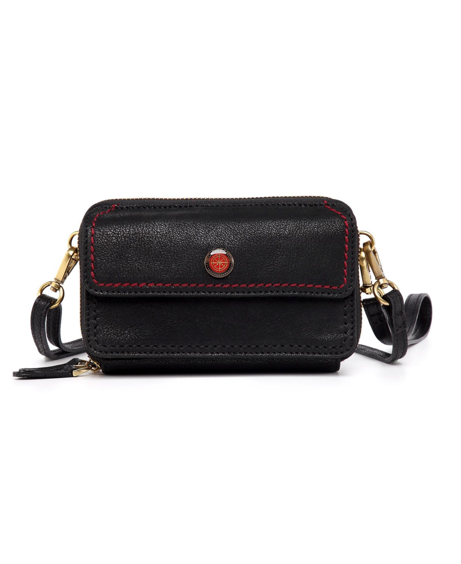 OLD TREND Northwood Mini Leather Crossbody Wallet