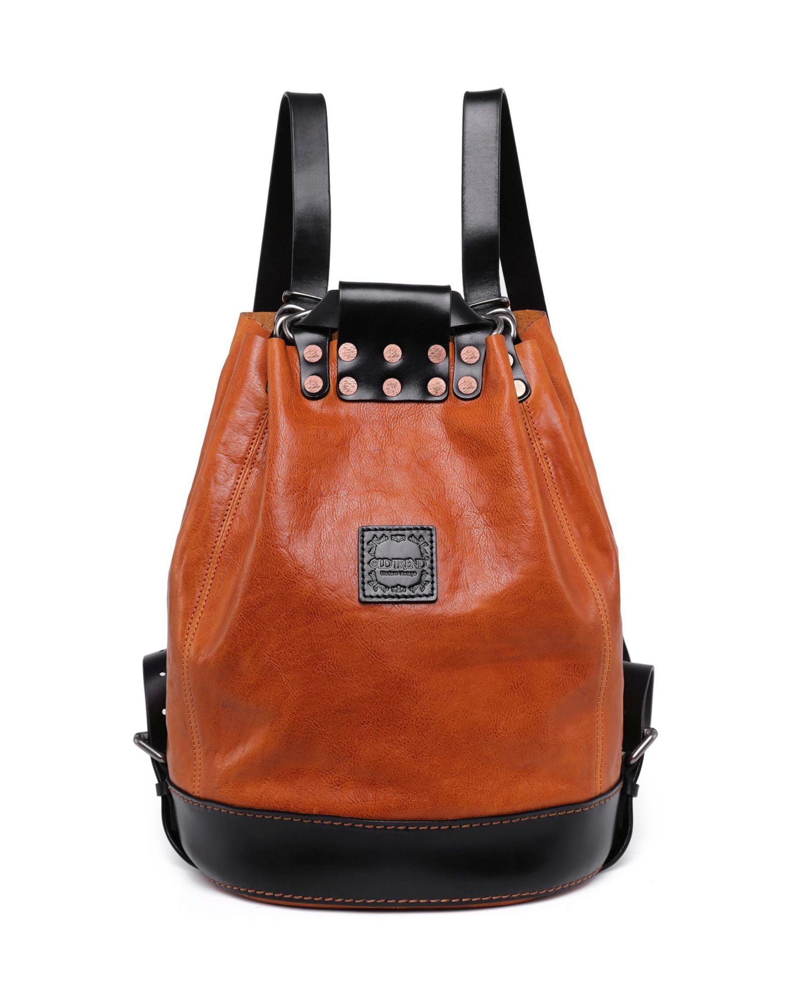 OLD TREND Canna Small Leather Backpack