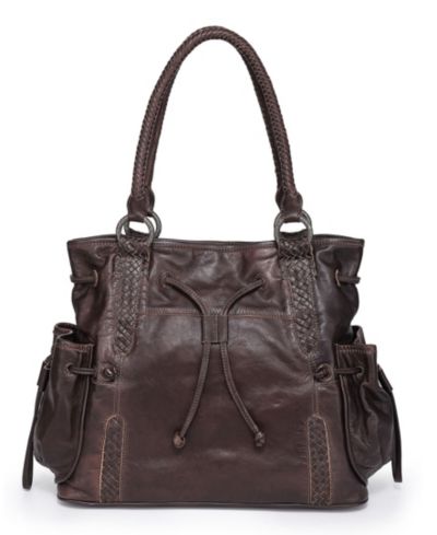 OLD TREND Brassia Medium Leather Tote Bag