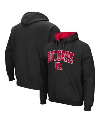 Мужской худи Colosseum Black Rutgers Scarlet Knights с логотипом