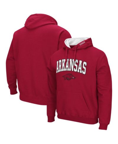 Мужское худи Colosseum Arkansas Razorbacks Arch and Logo 3.0 Pullover