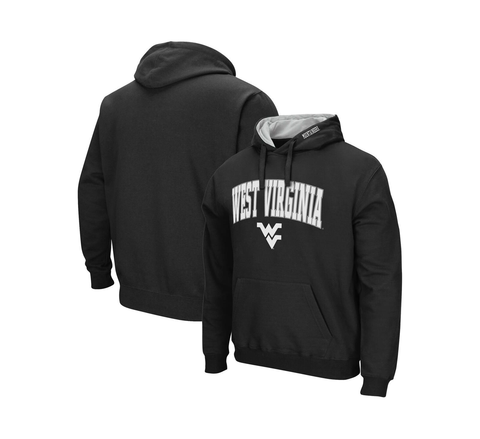 Мужской худи Colosseum West Virginia Mountaineers Arch and Logo 3.0 Pullover