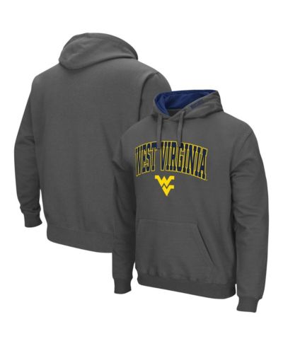 Мужской худи Colosseum West Virginia Mountaineers Arch and Logo 3.0 Pullover
