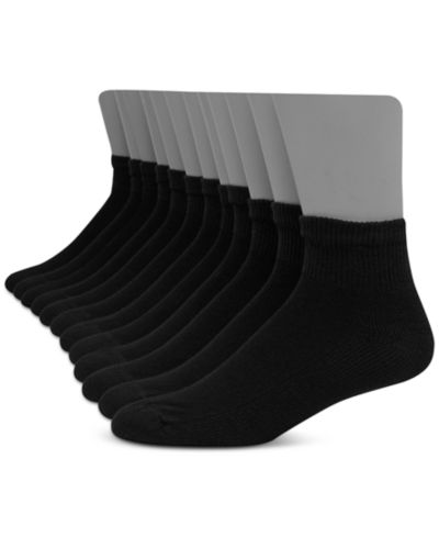 Hanes Men's 12-Pk. Ultimate Ankle Socks