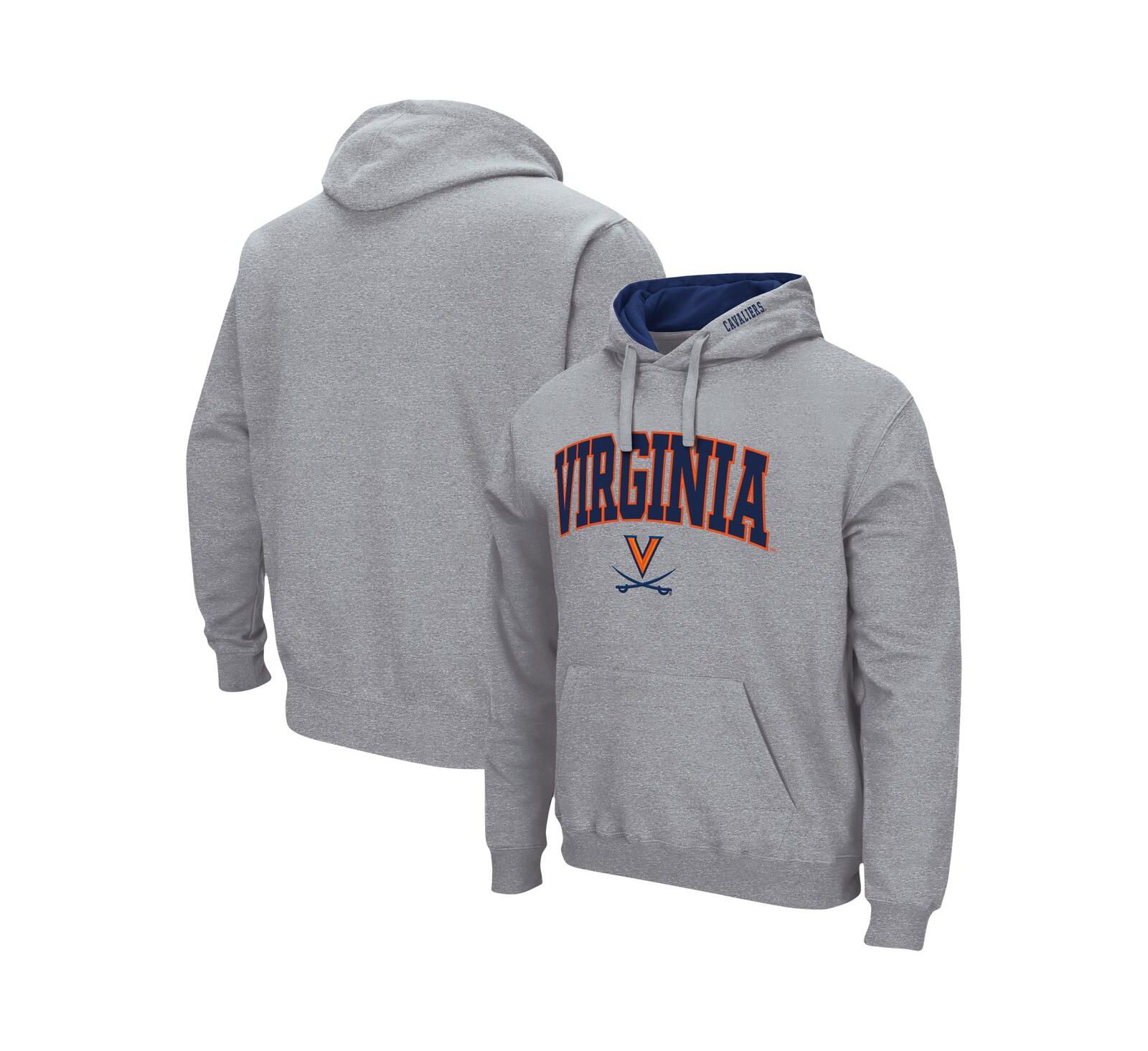 Men's Colosseum Virginia Cavaliers Arch and Logo 3.0 Pullover Hoodie