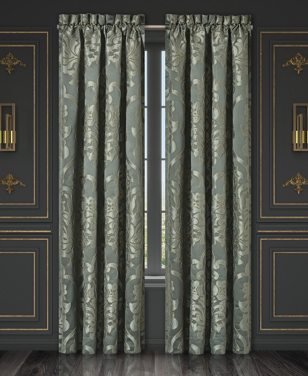 J Queen New York Santino Window Panel Pair, 50" x 84"