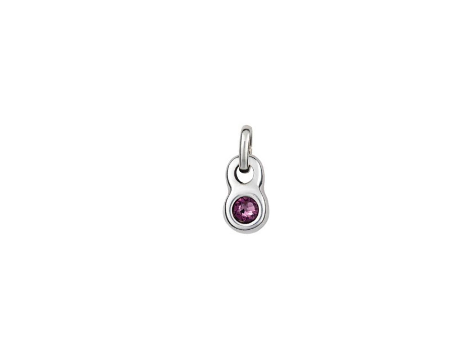 Металлические шармы UNOde50 Sterling Silver-Plated Round