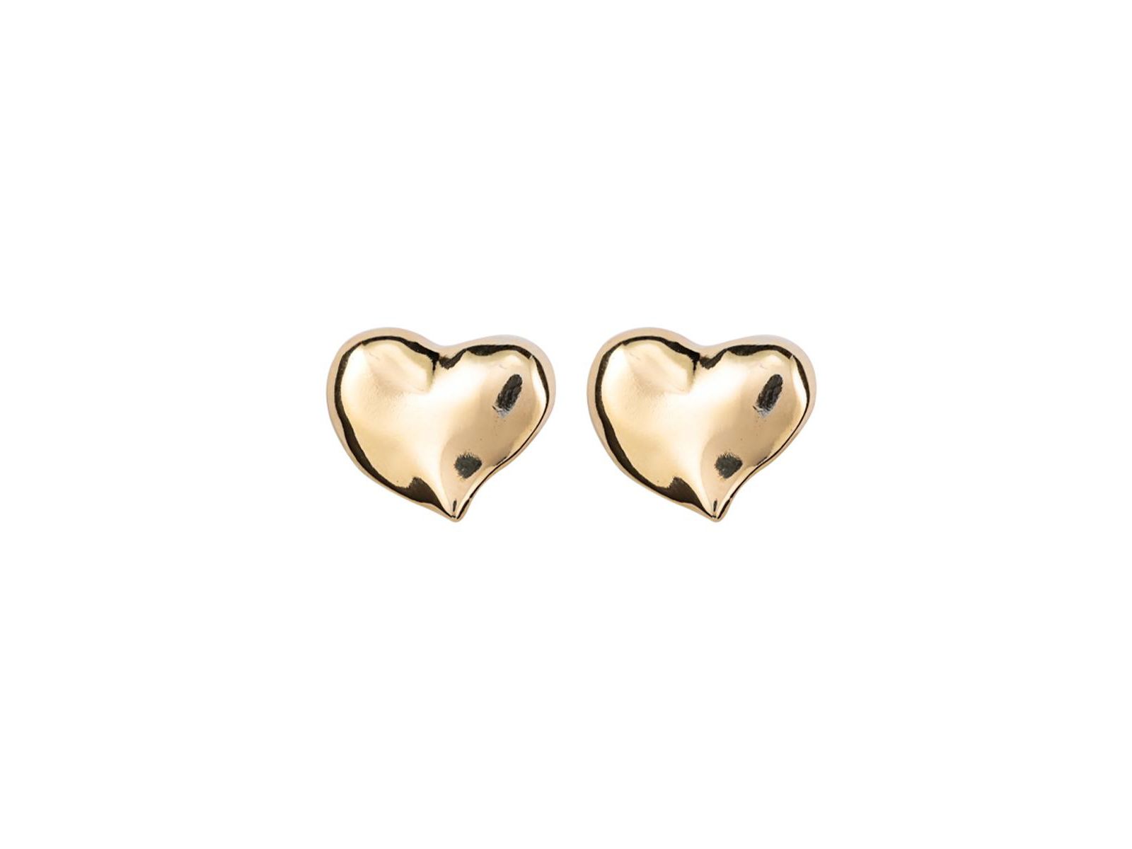 UNOde50 Medium Heart Shaped Metal Alloy Earring