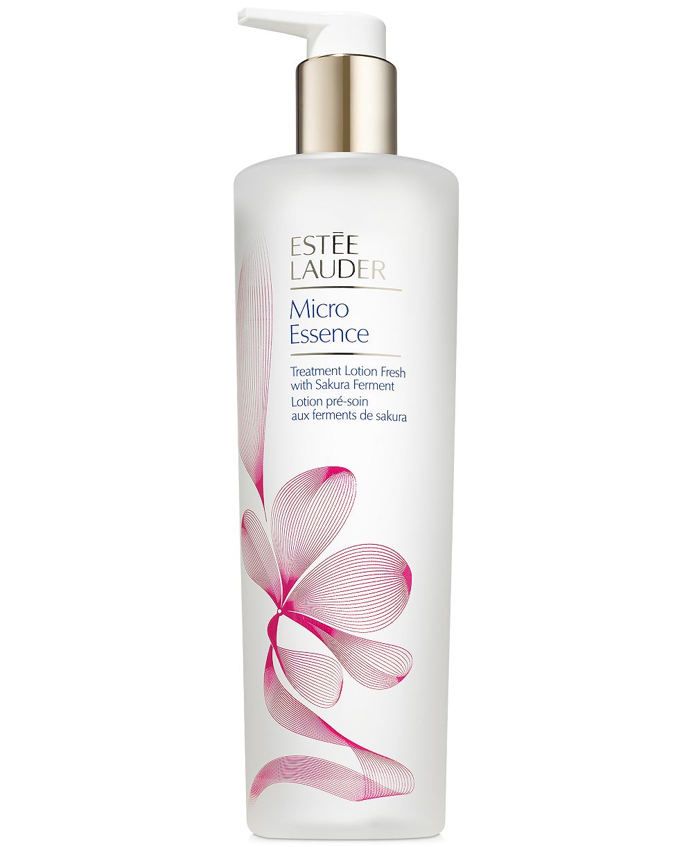Estée Lauder Micro Essence Treatment Lotion Toner Fresh с экстрактом сакуры, 14 oz.