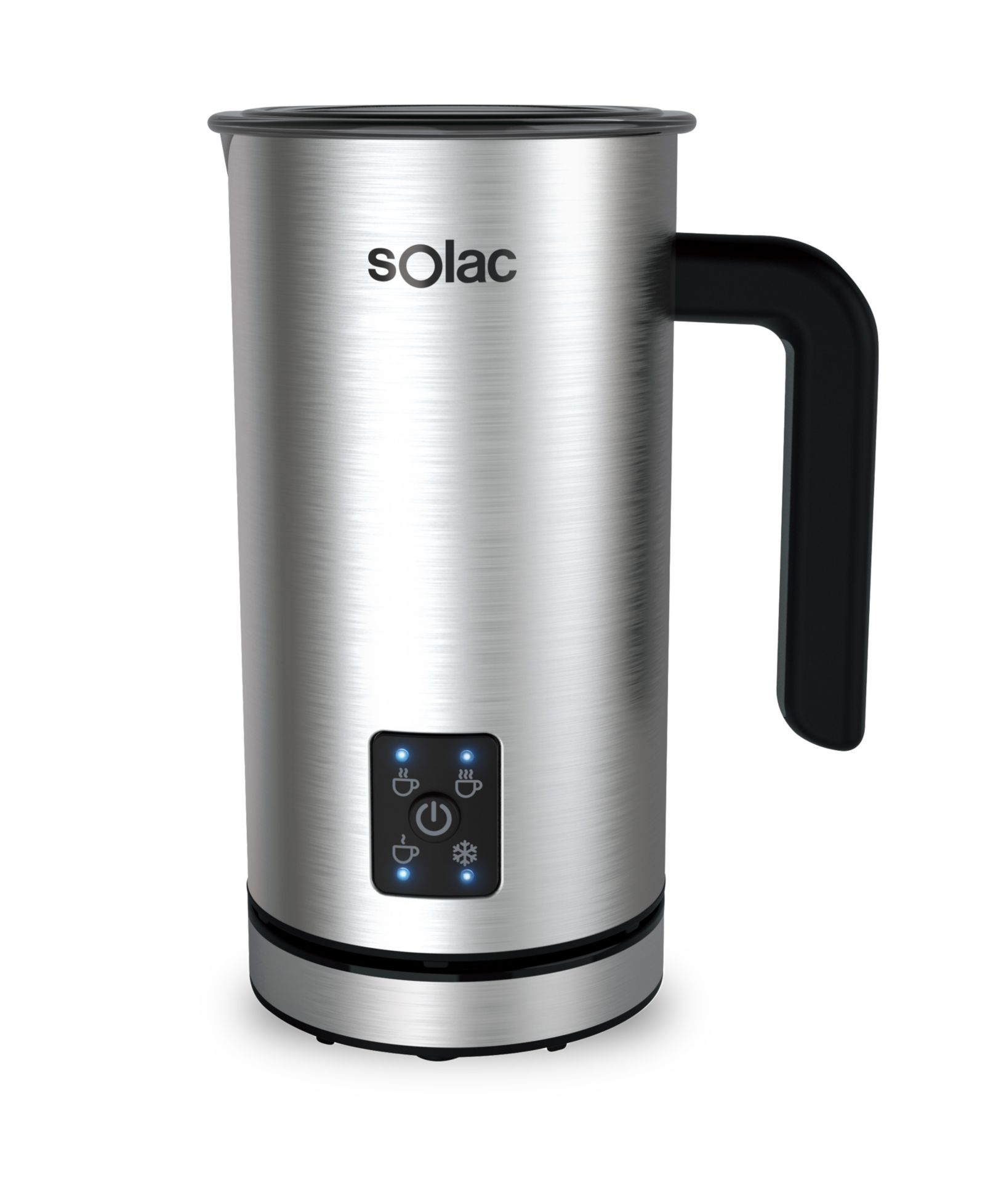 SOLAC Pro пенообразователь для молока и миксер для горячего шоколада из нержавеющей стали