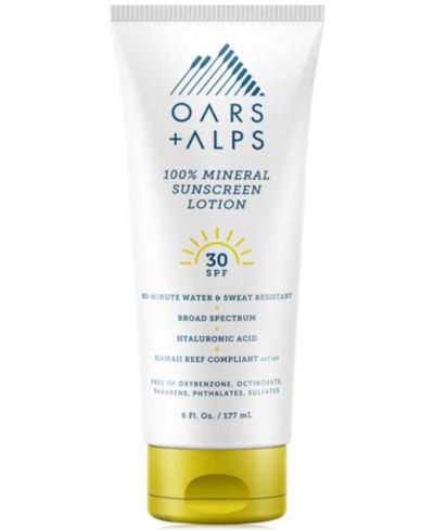 Oars + Alps 100% Mineral Sunscreen Lotion SPF 30