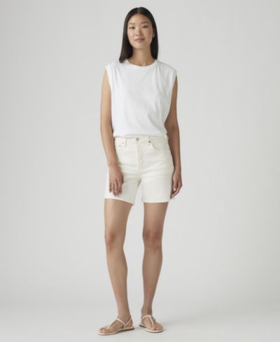 Levi's Женские джинсовые шорты 501®, высокая талия, прямой крой