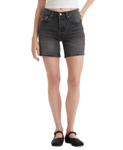 Levi's Женские джинсовые шорты 501®, высокая талия, прямой крой