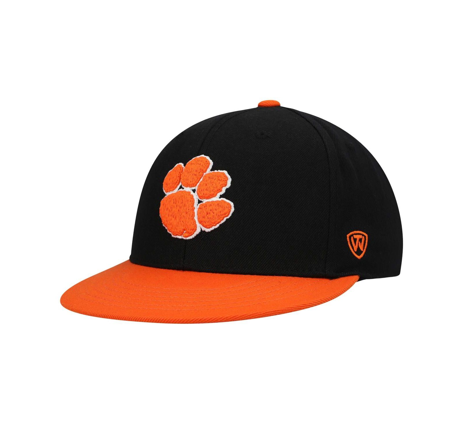 Top of the World Мужская кепка Clemson Tigers Black Orange Two-Tone