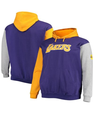 Мужское худи Fanatics Los Angeles Lakers Double Contrast Pullover