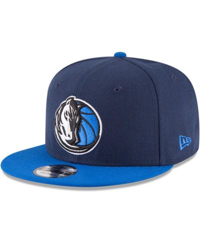 Мужская кепка New Era Navy, Blue Dallas Mavericks 2-Tone 9FIFTY Adjustable Snapback