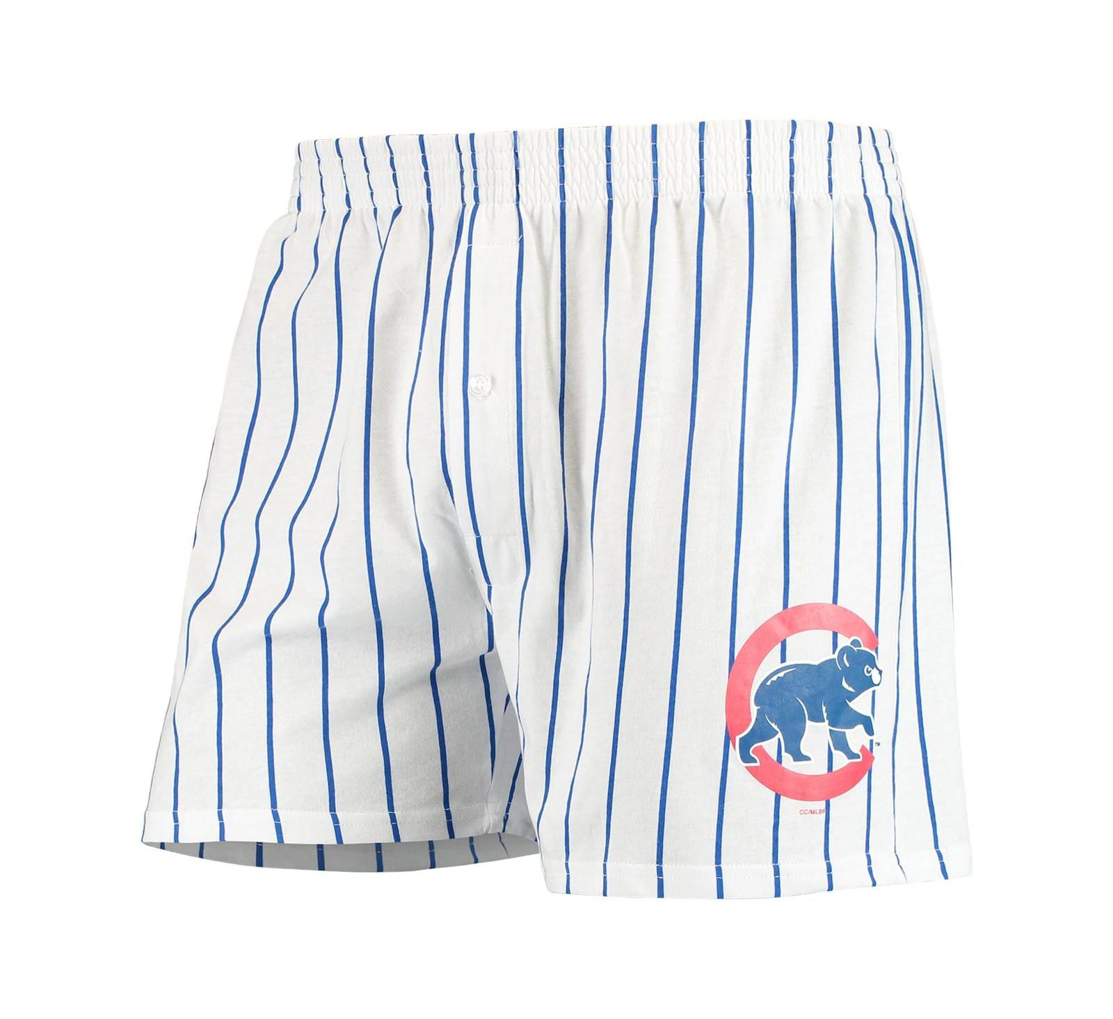 Men's Concepts Sport White Chicago Cubs Vigor Boxer Shorts