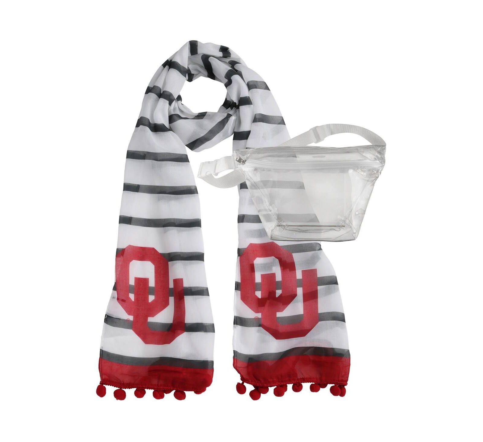 Женский набор поясная сумка и шарф Oklahoma Sooners