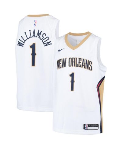 Детская джерси Nike Zion Williamson White New Orleans Pelicans Swingman Player - Association Edition