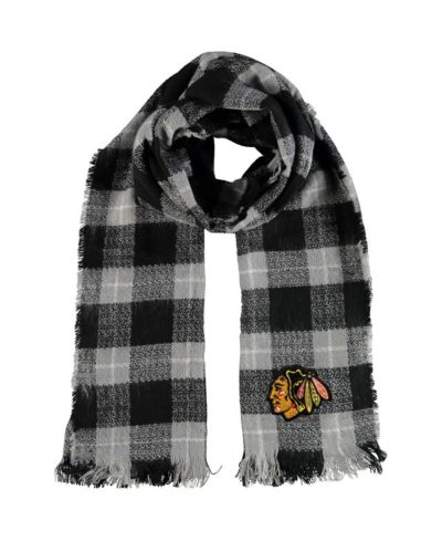 Женский клетчатый шарф-плед Little Earth Chicago Blackhawks