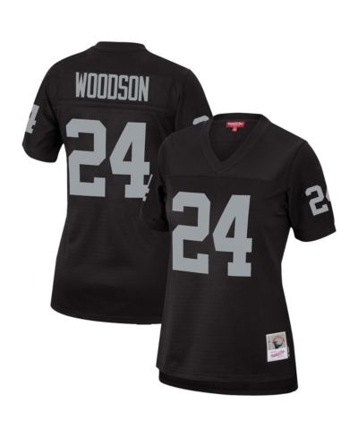 Женская джерси Mitchell & Ness Charles Woodson Black Las Vegas Raiders Legacy Replica Team