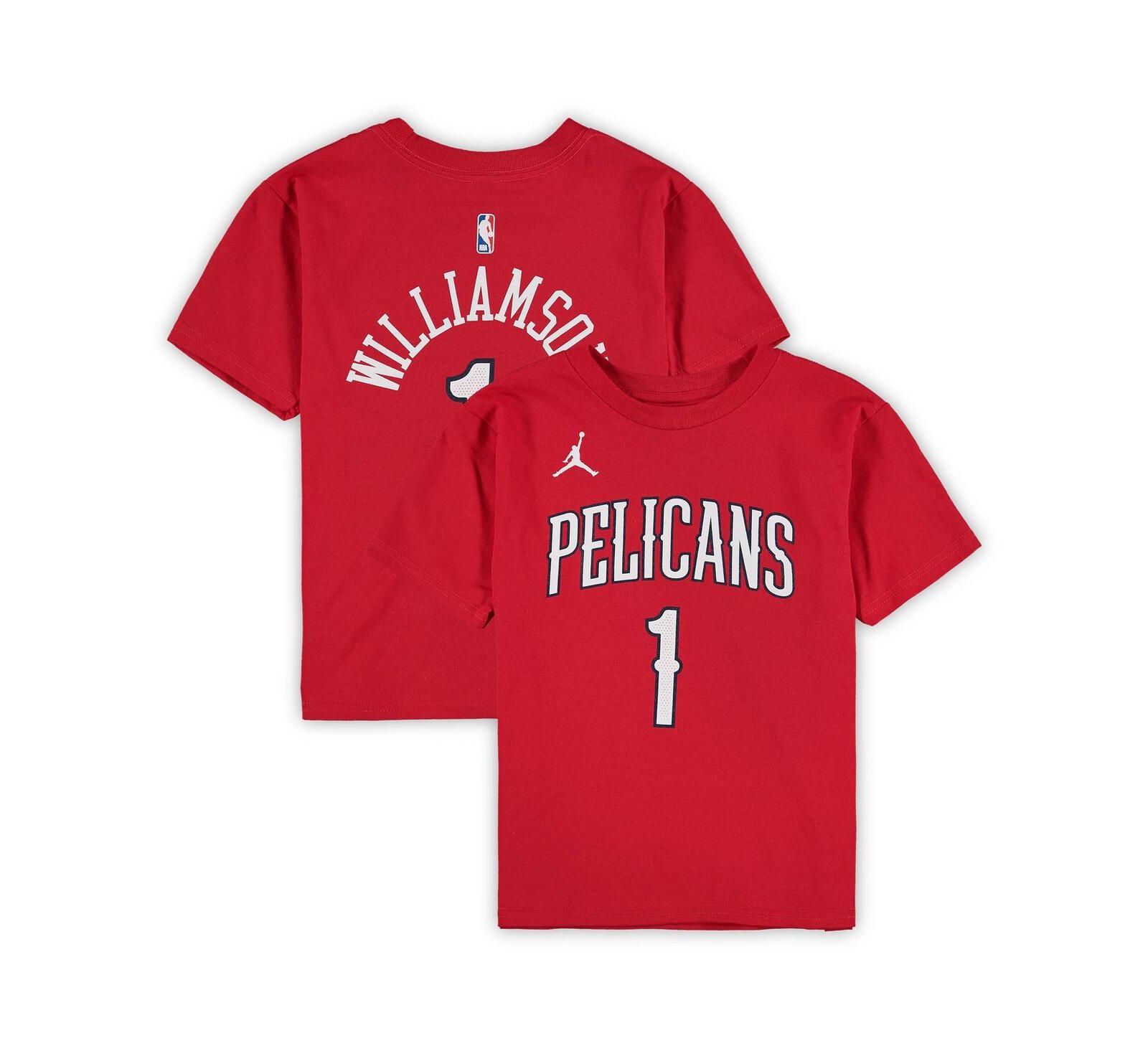 Футболка Jordan Zion Williamson New Orleans Pelicans Statement Edition для мальчиков и девочек дошкольного возраста