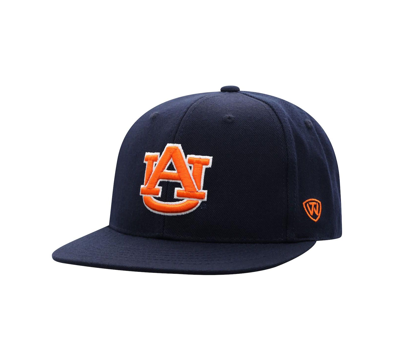 Men's Top of the World Navy Auburn Tigers Team Color Fitted Hat