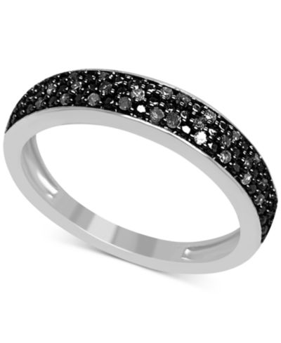 Кольцо Black Diamond Pavé Band Sterling Silver