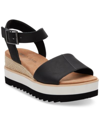 TOMS Женские сандалии Diana Platform Wedge