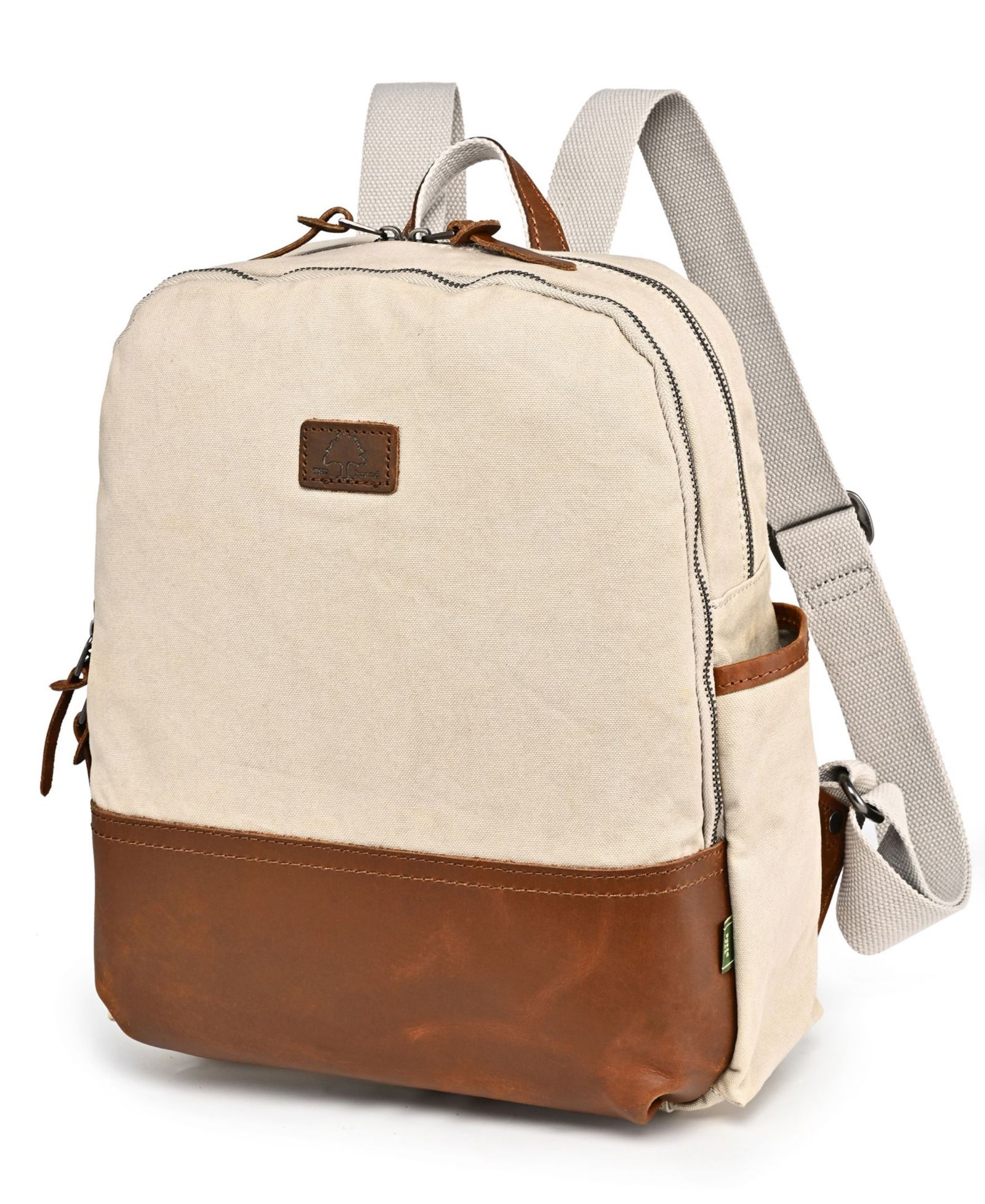 TSD Brand Magnolia Hill Canvas Backpack