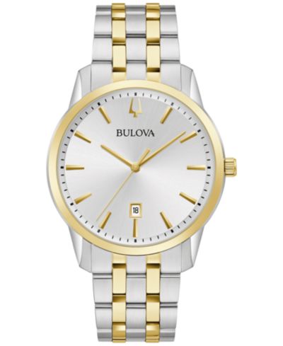 Мужские часы Bulova Sutton Two-Tone Stainless Steel 40mm