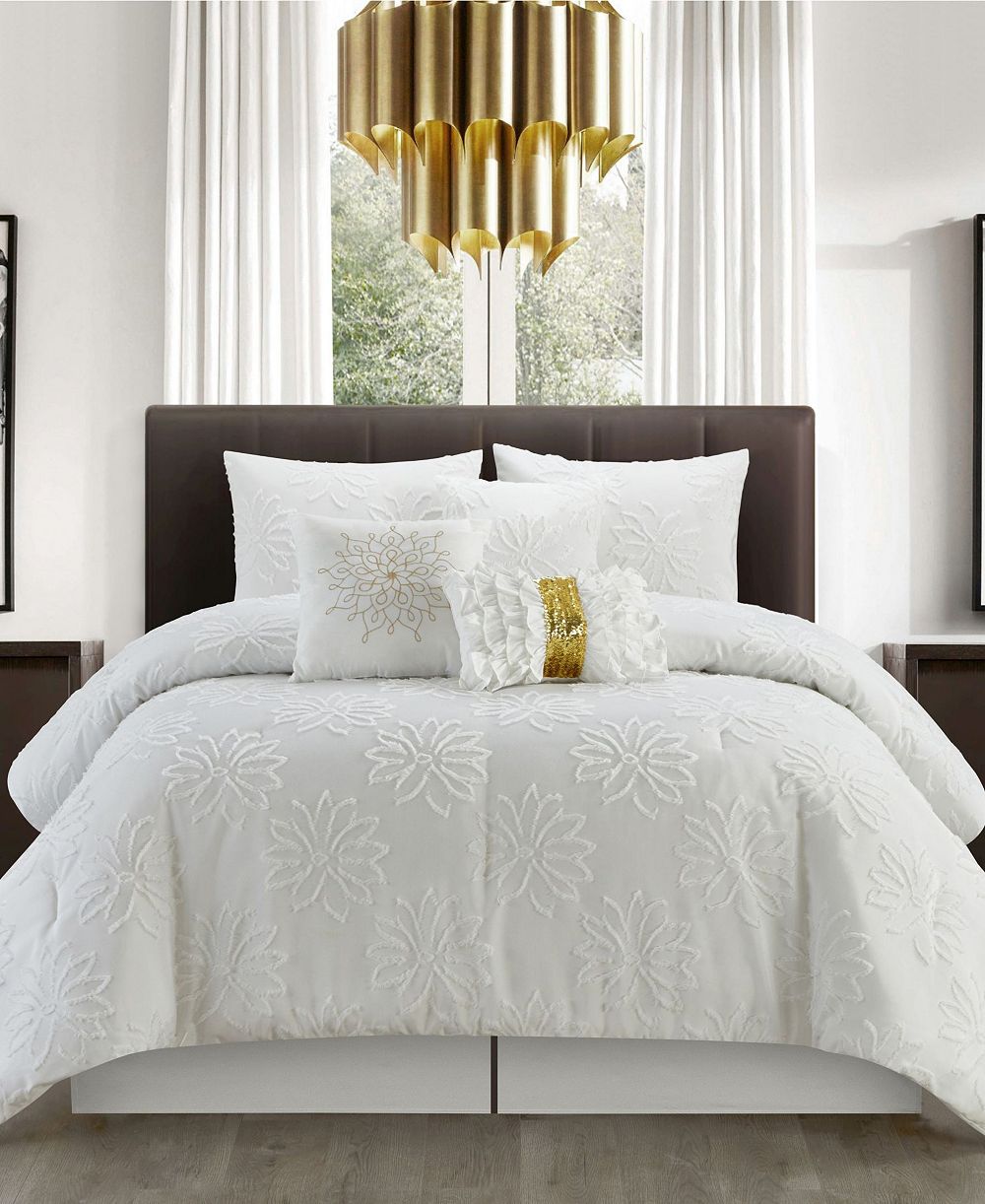 Stratford Park Allen 7-Piece Comforter Set, Queen