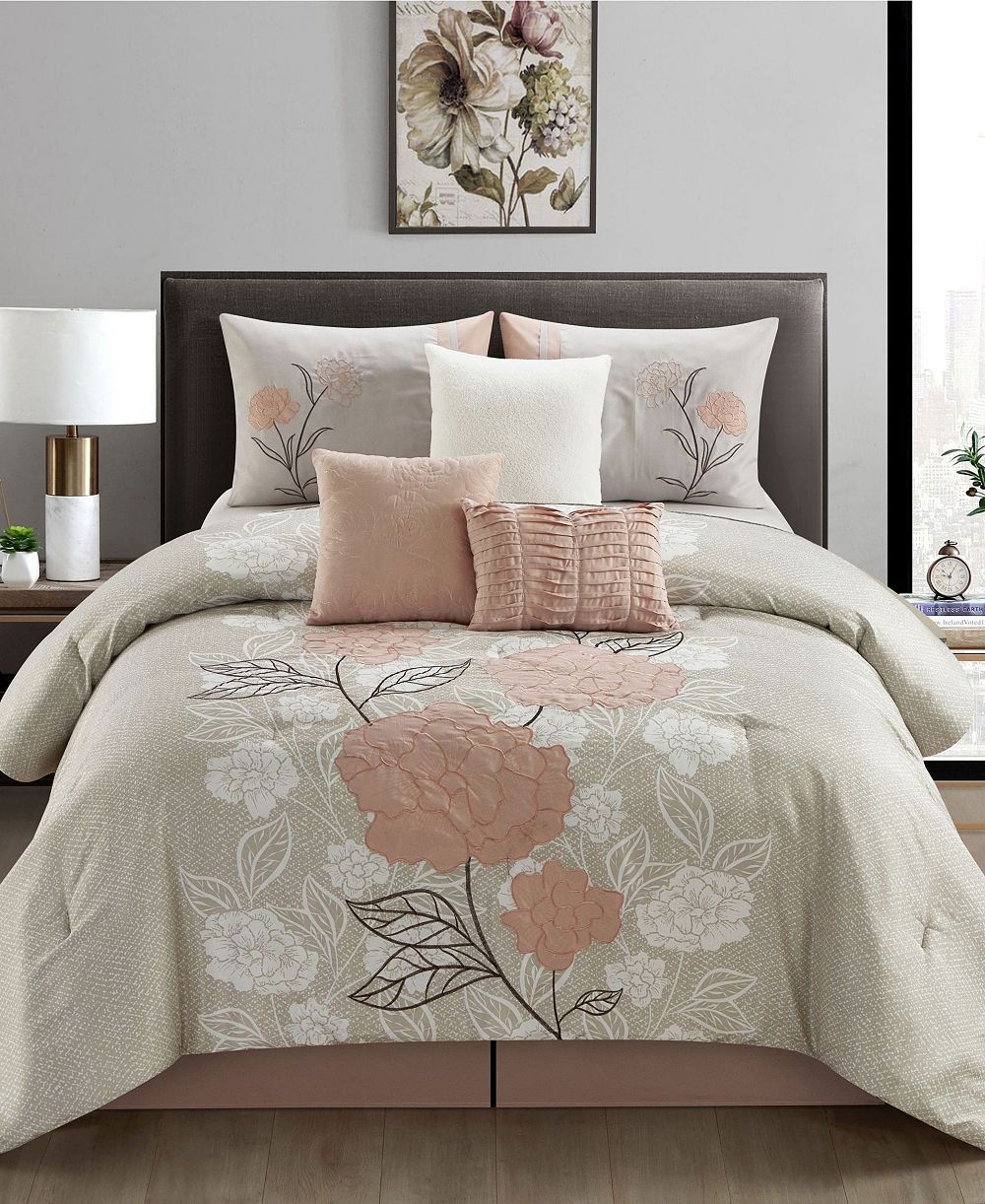 Stratford Park Cecilia 7-Piece Comforter Set, Queen
