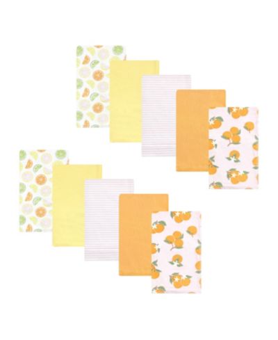 Тканевые салфетки Hudson Baby Girls 10Pk Flannel Burp Cloth