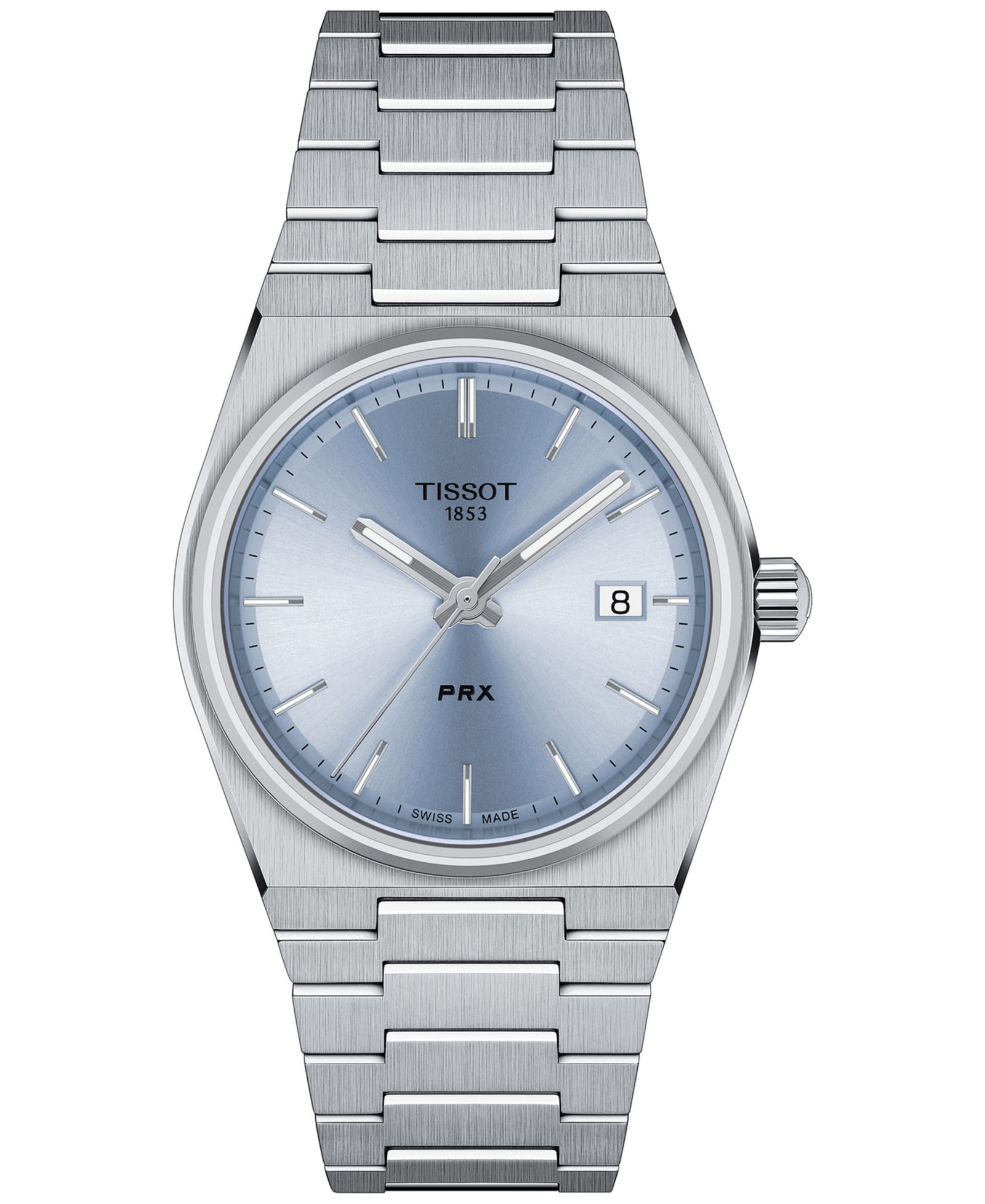 Часы Tissot PRX Unisex Silver-Tone Stainless Steel 35mm