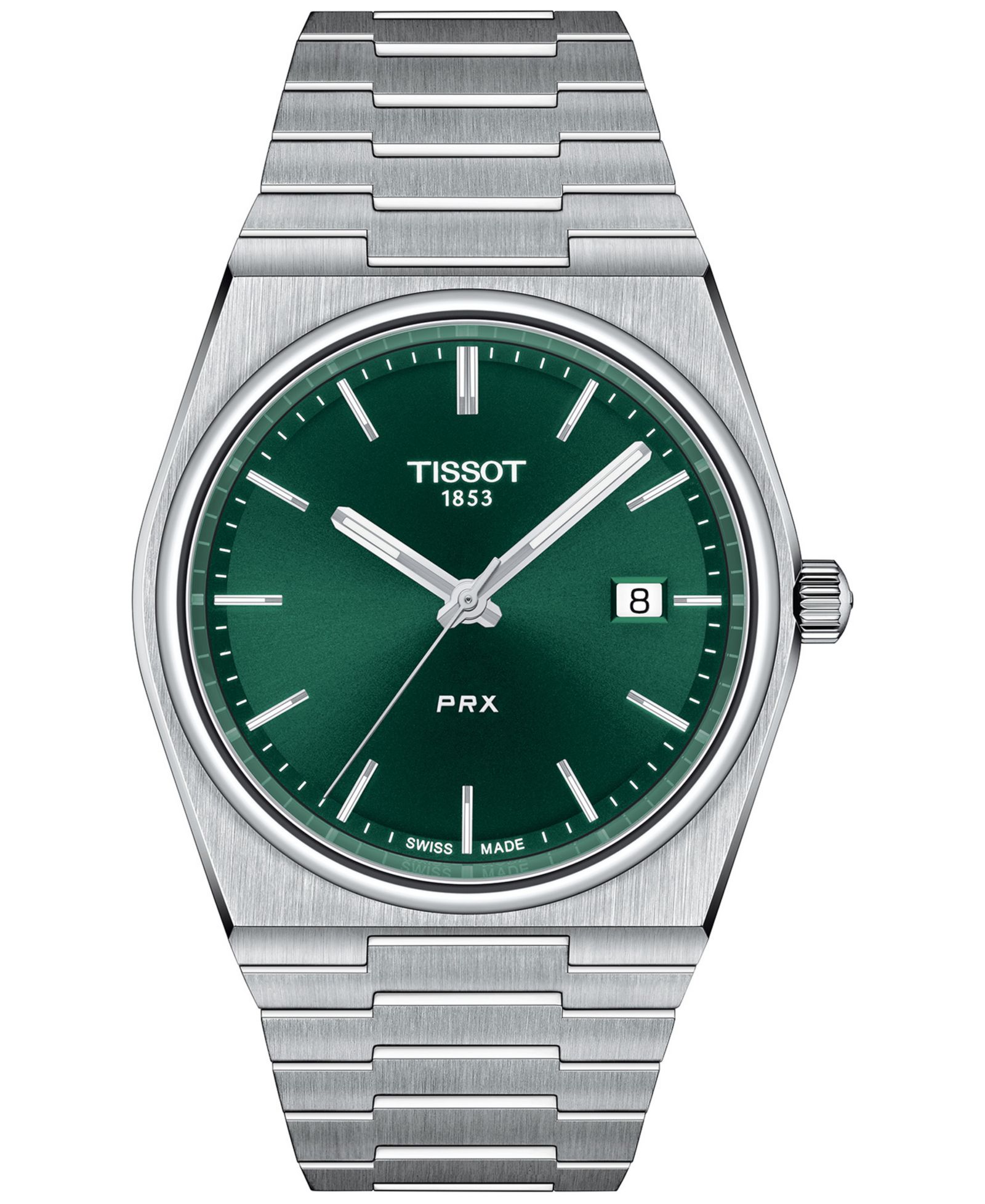 Tissot Мужские часы PRX Silver-Tone Stainless Steel, 40mm