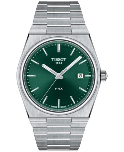 Tissot Мужские часы PRX Silver-Tone Stainless Steel, 40mm