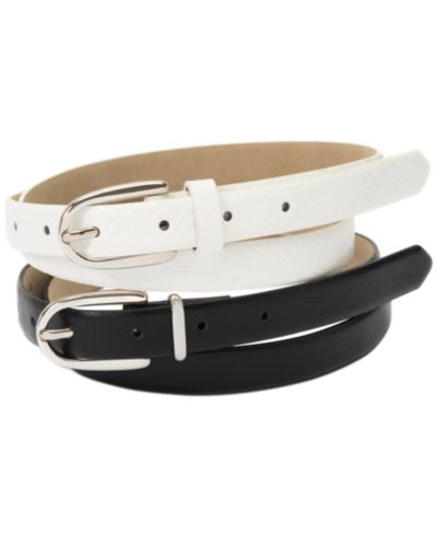 Набор ремней I.N.C. International Concepts Snake & Solid, 2-Pk