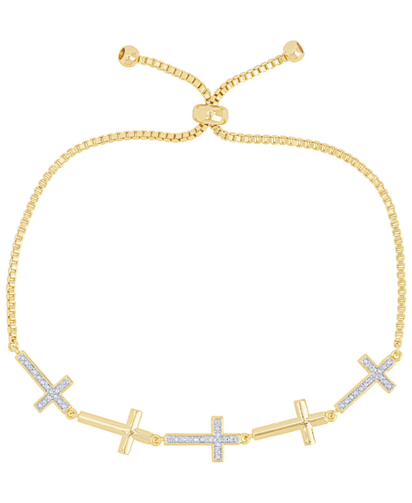 Женский регулируемый браслет Macy's Diamond Accent