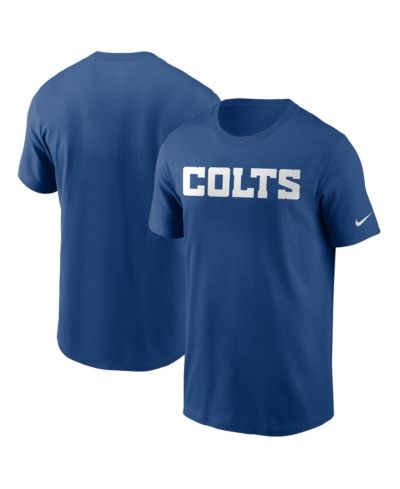 Мужская футболка Nike Royal Indianapolis Colts Team Wordmark